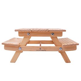 Bigjigs Toys Drvena piknik klupa za lutke, Bigjigs Toys