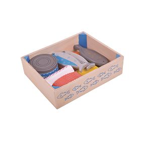 Bigjigs Toys Drvene morske plodove u kutiji, Bigjigs Toys