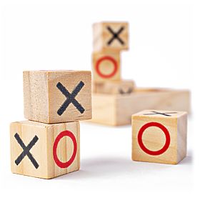 Bigjigs Toys Drvene tic-tac-toe kocke