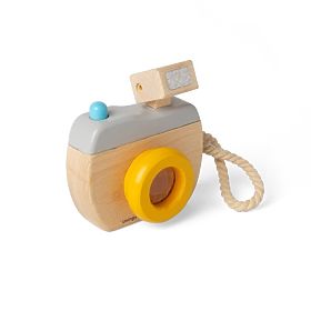 Bigjigs Toys Drveni fotoaparat s bljeskalicom, Bigjigs Toys