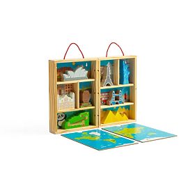 Bigjigs Toys Drveni putnički set za igru