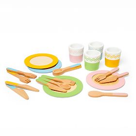 Bigjigs Toys Drveni set za posluživanje