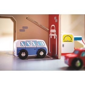 Bigjigs Toys Garaža s parkiralištem