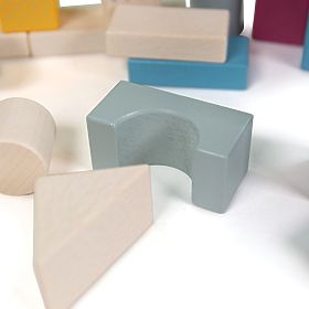 Bigjigs Toys Kanta s kockama 50 kom