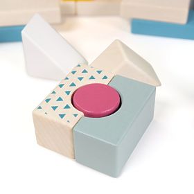 Bigjigs Toys Kanta s kockama 50 kom