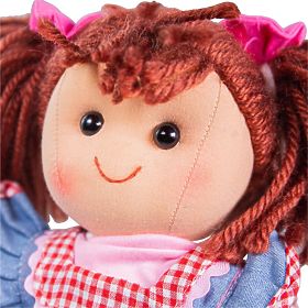 Bigjigs Toys Lutka od tkanine Melody 34 cm