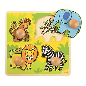 Bigjigs Toys moja prva slajd-in safari slagalica