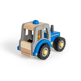 Bigjigs Toys Plavi traktor, Bigjigs Toys