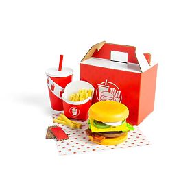 Bigjigs Toys Set Burger i pomfrit