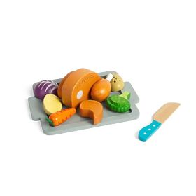 Bigjigs Toys Set Pečena piletina s povrćem