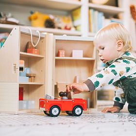 Bigjigs Toys Sklopiva kućica s priborom