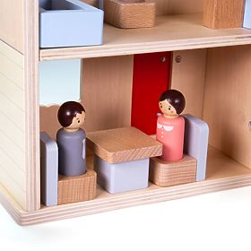 Bigjigs Toys Sklopiva kućica s priborom, Bigjigs Toys