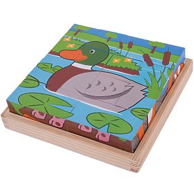 Bigjigs Toys Slagalica kocke farma