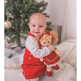 Bigjigs Toys Tirkizna haljina sa džemperom za lutku 38 cm, Bigjigs Toys