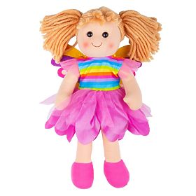 Bigjigs Toys Tkanena lutka Chloe 34 cm