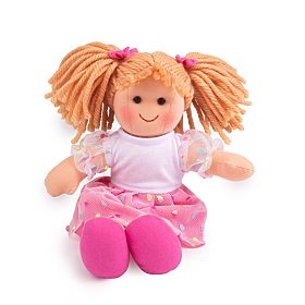 Bigjigs Toys Tkanena lutka Darcie 28 cm