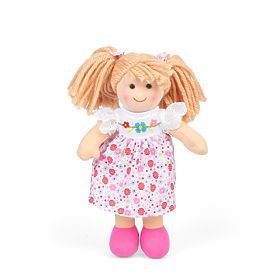 Bigjigs Toys Tkanena lutka Georgia - mala 25 cm