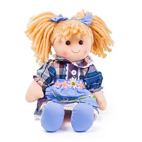 Bigjigs Toys Tkanena lutka Katie 34 cm, Bigjigs Toys
