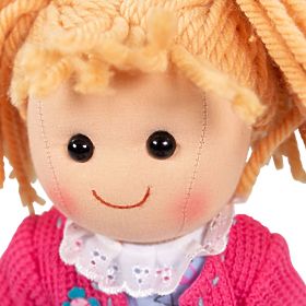 Bigjigs Toys Tkanena lutka Maggie 34cm
