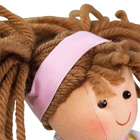 Bigjigs Toys Tkanena lutka Rose 28 cm