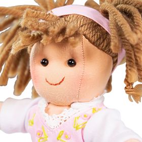 Bigjigs Toys Tkanena lutka Rose 28 cm, Bigjigs Toys