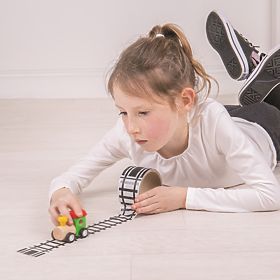 Bigjigs Toys Trakasta traka sa strojem