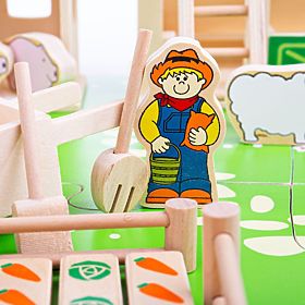 Bigjigs Toys Velika drvena farma