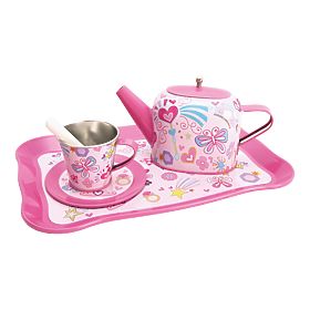 Bino Dječji čajni set i stalak s kolačićima