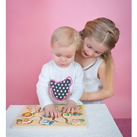 Bino Motorički labirint Pronađi glavu životinje