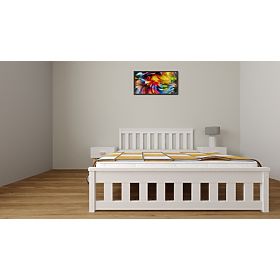 Bračni krevet Ada 200 x 140 cm - bijela