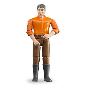 Bruder BWORLD figura muškarca smeđe hlače