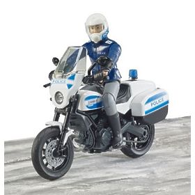 Bruder BWORLD policijski motocikl Ducati Scrambler s vozačem