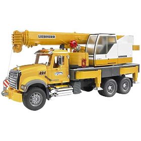 Bruder Kamion MACK Granit dizalica LIEBHERR, Bruder