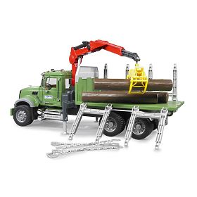 Bruder Kamion MACK Granit transporter drva, Bruder