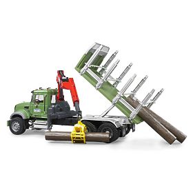 Bruder Kamion MACK Granit transporter drva, Bruder