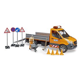 Bruder Kamion za održavanje cesta MB Sprinter s figuricom i dodacima