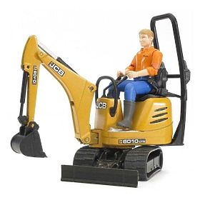 Bruder LAND ROVER + prikolica, mini bager JCB