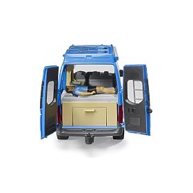 Bruder MB Sprinter Camper s vozačem i priborom, Bruder