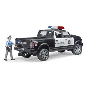 Bruder policijski automobil RAM s policajcem, Bruder