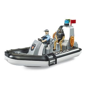 Bruder policijski čamac s policajcem i roniocem, Bruder
