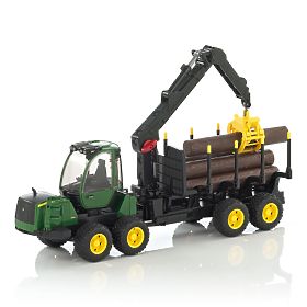 Bruder Prikolica za drva JOHN DEERE, Bruder