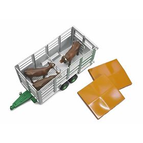 Bruder Prikolica za prijevoz životinja s figuricom krave