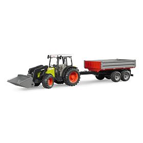 Bruder traktor CLAAS Nectis 267F s utovarivačem i prikolicom, Bruder