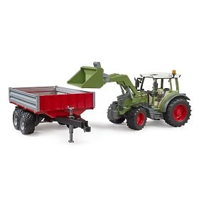 Bruder traktor Fendt Vario 211 s prednjim utovarivačem i kiperskom prikolicom
