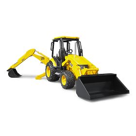 Bruder traktor JCB MIDI prednji utovarivač s rovokopačem, Bruder