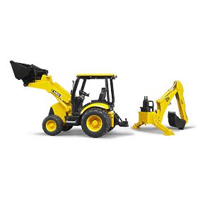 Bruder traktor JCB MIDI prednji utovarivač s rovokopačem, Bruder
