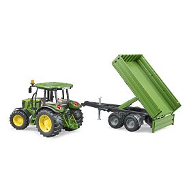 Bruder traktor John Deere s prikolicom