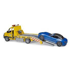 Bruder vučno vozilo MB Sprinter sa sportskim automobilom