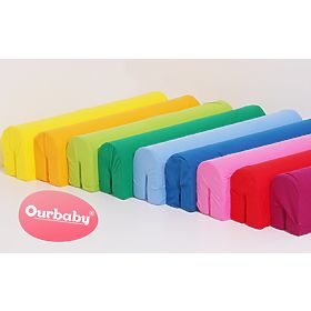 Zaštitnik za ogradu kreveta - T25 - višebojni, Litdrew foam