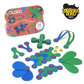 Clixo magnetske kocke Crew pack, Zeleno-Plave